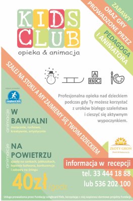 Kids Club leaflet
